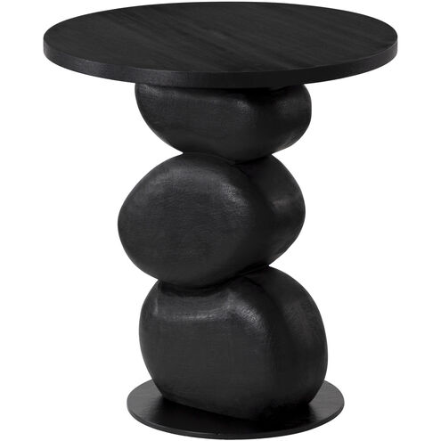 Paplo 21 X 19 inch Black End Table
